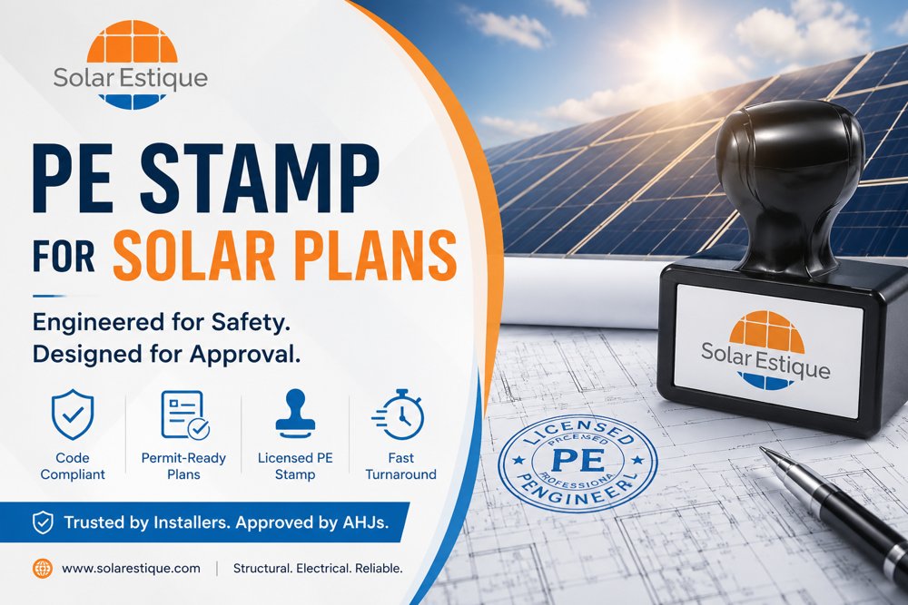 Solar PE Stamping United States for Faster Permit Approvals